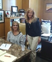 Sen. Lovely and Barb Govoni cropped